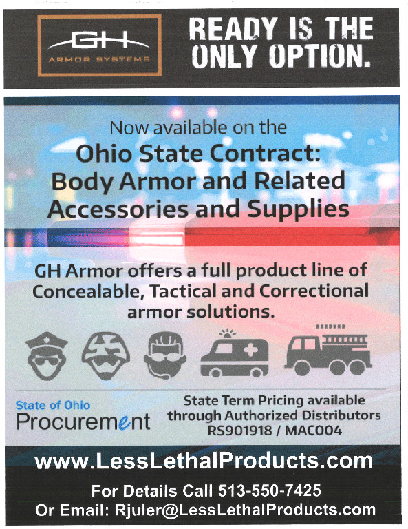 GH Armor Systems Is Now Available On The Ohio State Bid Contract