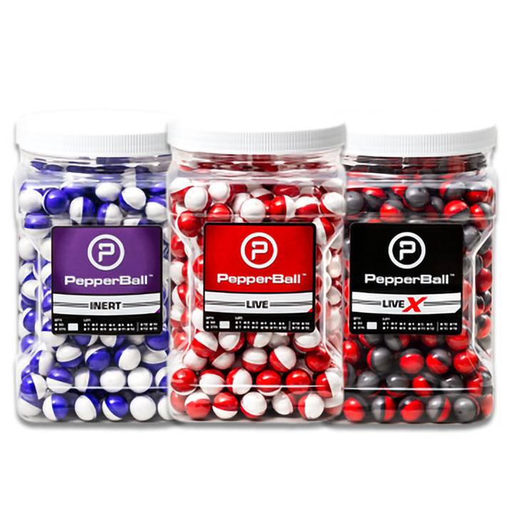 Pepperball options, containers